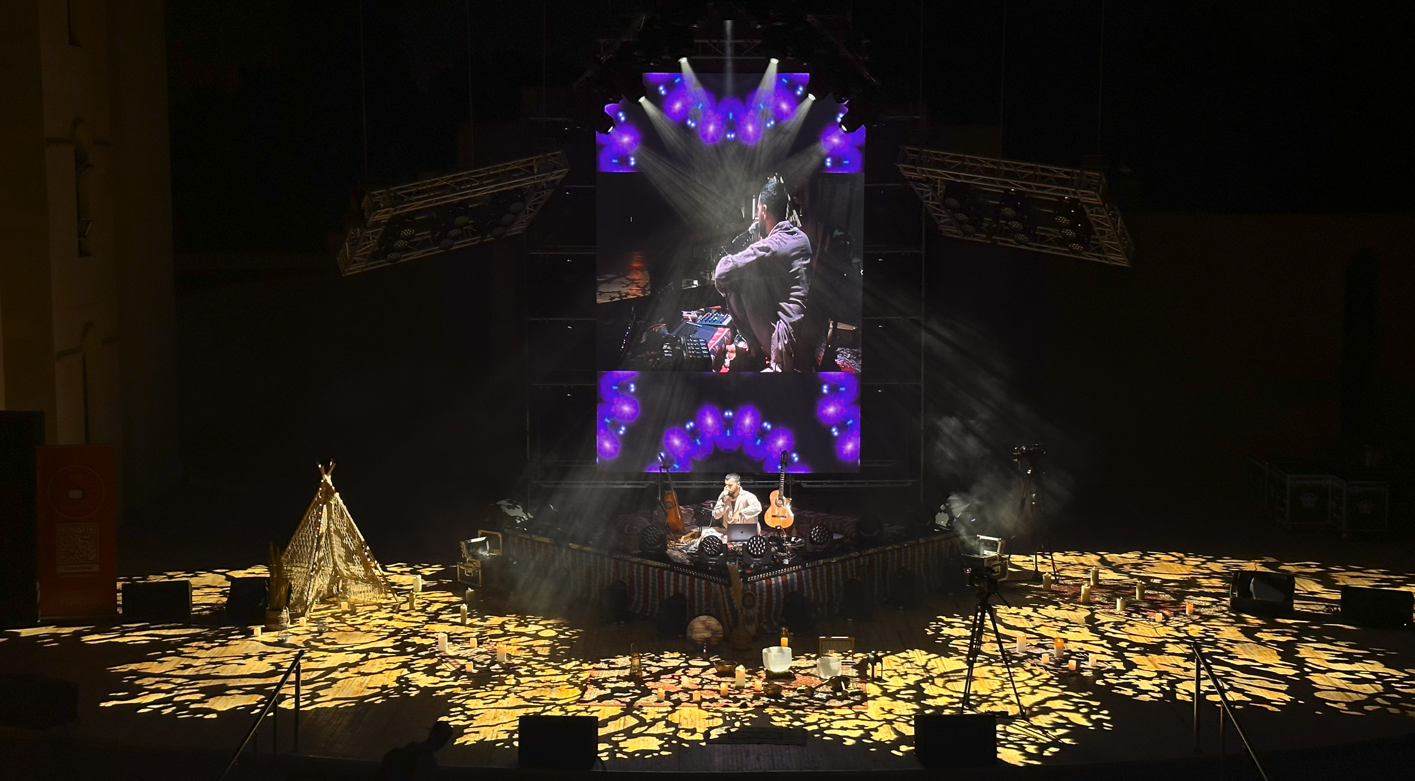 Creating the Light for Sufi -Timelapse to Performance